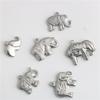 Stainless Steel Elephant Charm Necklace & Bracelet DIY Jewelry Accessories