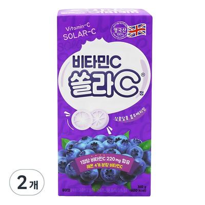 Korea Eundan Solar C Tabletten Blaubeergeschmack, 80 Tabletten, 2 Einheiten