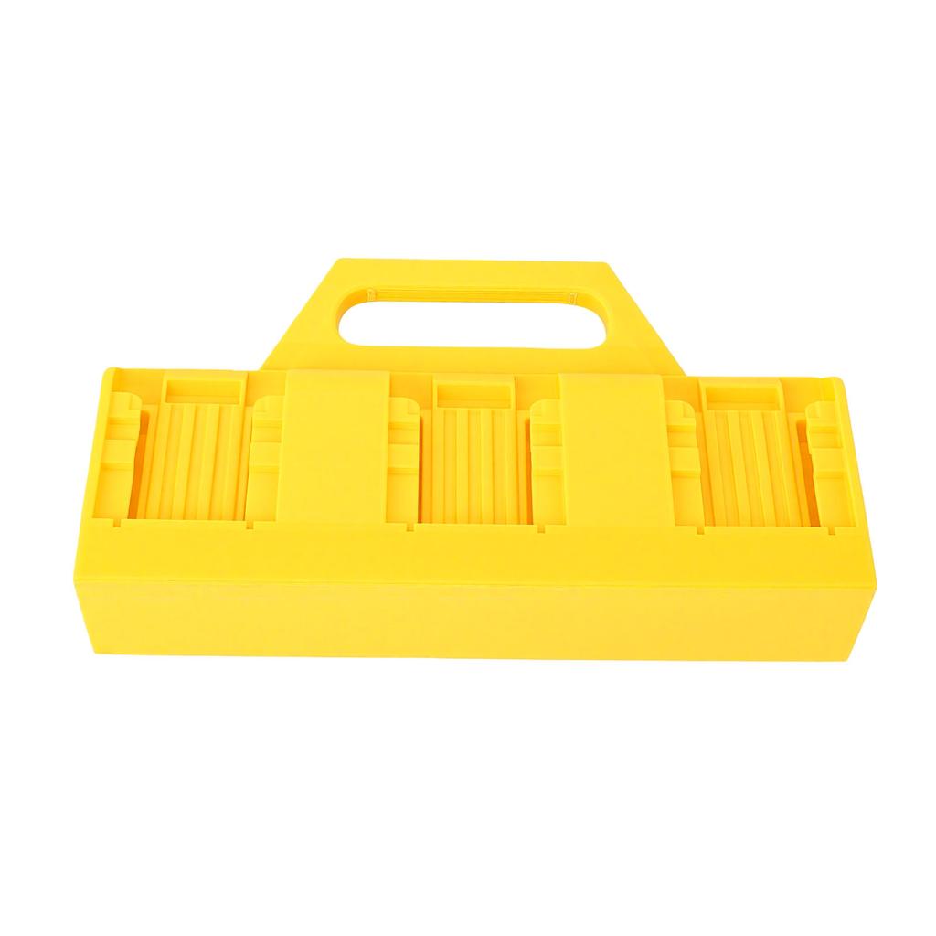 6 Slot Battery Holder Fit for DCB200 Portable ABS Carrying Case Quick Access Compact Storage Organizer for Tool Bags