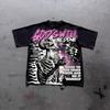 T-shirt Grafiche con Lettere Harajuku Top Y2k Uomo Donna High Street T-shirt Oversize Pro Choice Streetwear Maglietta Vintage Abbigliamento