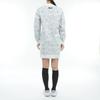 Knit Dress Jacquard Mock Golf L [Pin Apparel] Women's (All-over Neck) / / 622-3224002 030_White (Star)