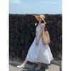 Kumikumi Sweet Style Lace White Short Sleeve Dress Women Summer Niche Age-Reducing Chica Line Skirt