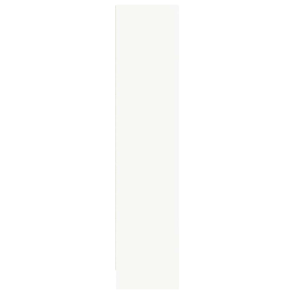 Bookshelf White 80 x 24 x 109 cm Engineered Wood