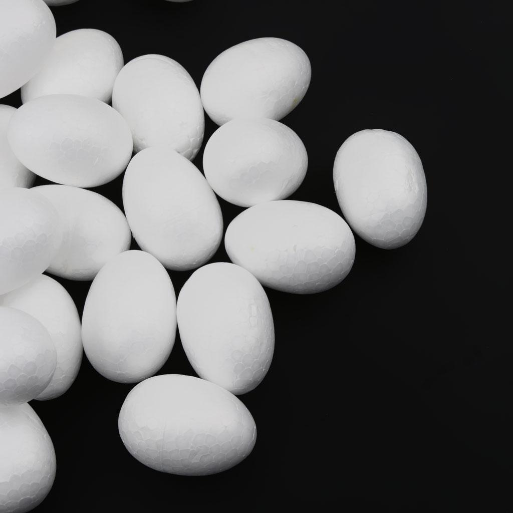 10 Pieces Easter Foam Egg Polystyrene Balls Spheres Craft Supplies Decoration Ball