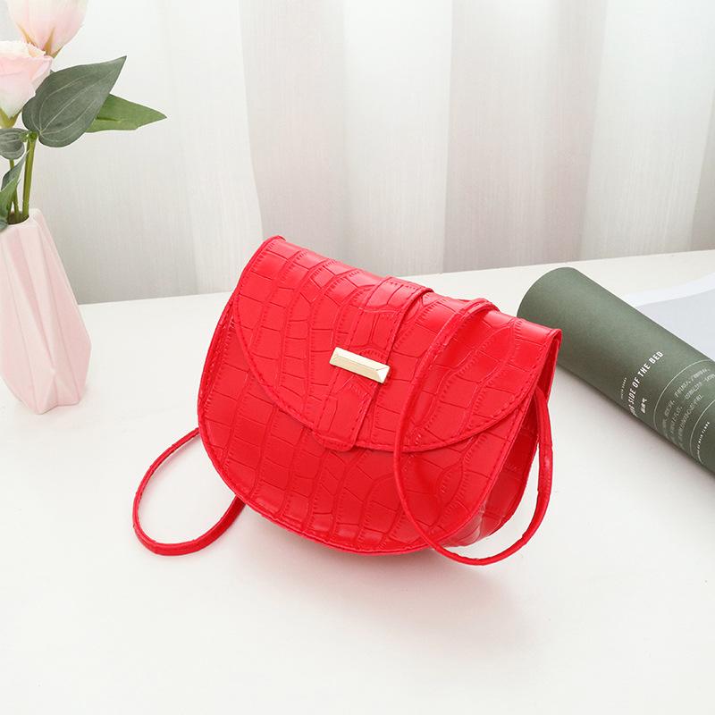 Autumn new stone pattern women's bag, shoulder messenger bag, mobile phone bag, simple casual small bag, and one bag.