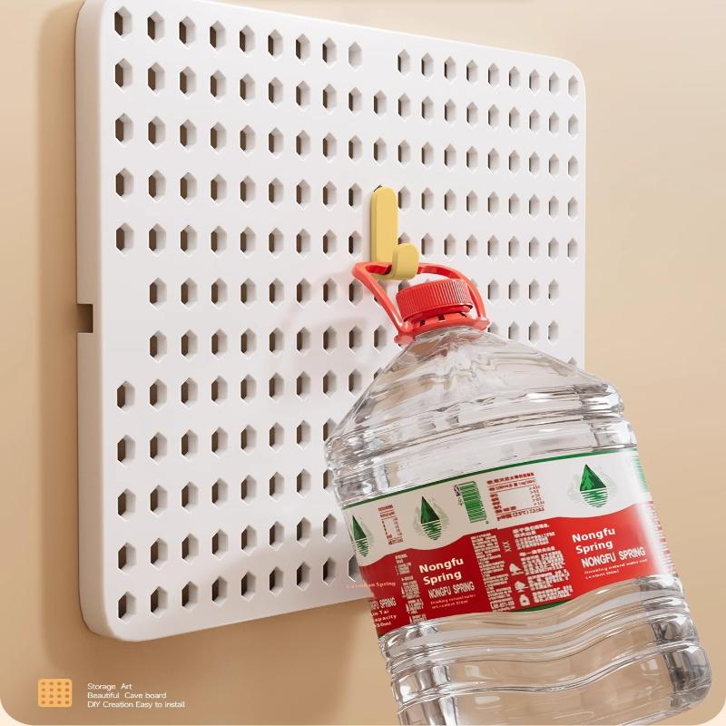 Hole Board Dormitory Wall Shelf Free Punching Adhesive Study Wall Mount Students Study Wall Mounted Storage Rack Home Decoration