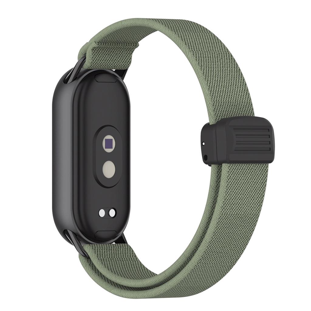 Elastic Nylon Band For Xiaomi Band 10/9/8 Magnetic Braided Sport Band For Miband 10 9 8 NFC Smartwatch Replacement Bracelet