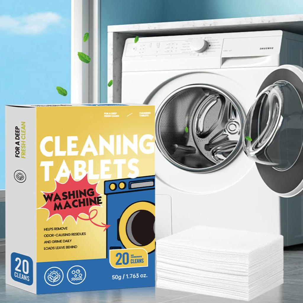 Waschmaschinen-Reinigungstabletten, vollautomatische Desinfektions- und Sterilisations-Reinigungstabletten, Haushaltswaschmaschine, tiefe Fleckenentfernung