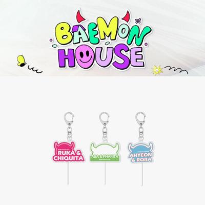 Pre-order BABYMONSTER BAEMON House Acrylic Key Ring Set