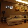 Garden Wall Clock Living Room Bedroom Digital Alarm Temperature Times Decor Table Clocks Decoration. Home 3D LED Date