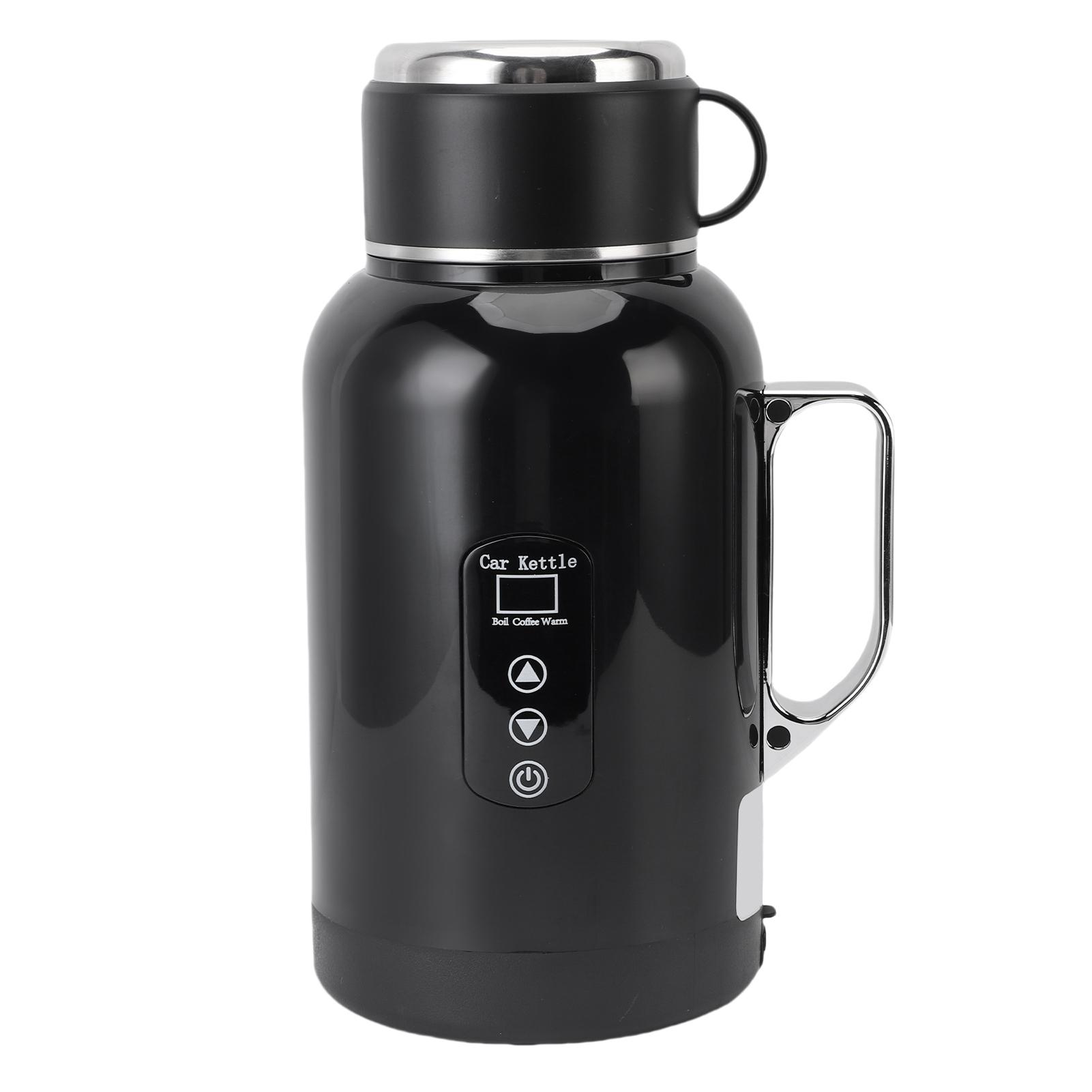 

Автомобильный электрочайник 1300 мл 304 нержавеющая сталь портативный кипятильник электрический дорожный чайник со светодиодной температурой