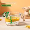 Large Capacity Heat-Resistant Glass Measuring Cup and Bowl