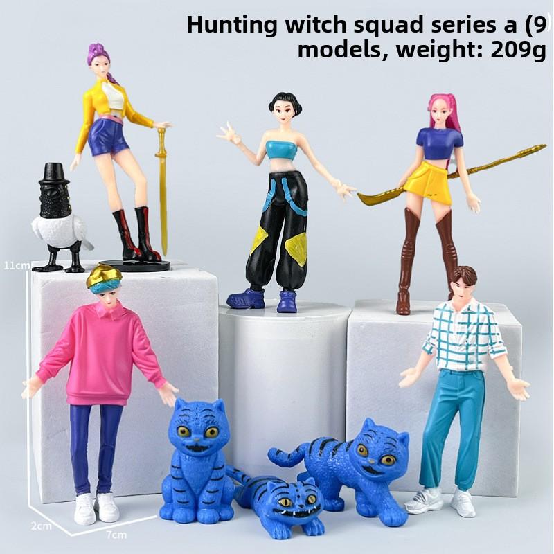 K-Pop New Demon Hunter Girl Group Men's Group Figure Model Blind Box Tide Play Doll Ornament