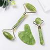 3 In 1 Facial Massage Roller Guasha Board Kit Double Heads Jade Stone Face Lift Skin Relaxation