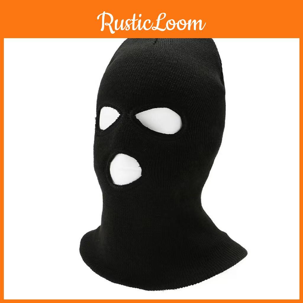 Cap Three Eyed Knitted Hat Winter Warmth All Inclusive Caps Gift Breathable