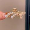 2025 Pearl Hair Claw Clip for Women - Elegant Autumn/Winter Hair Accessory for Bangs & Side Styles