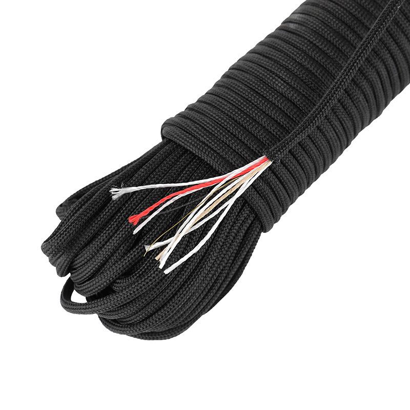 Multi-functional 10-Core 4mm Paracord for Outdoor Rescue, Climbing, and Towing, 100 Meters.