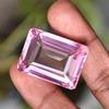 RARE Pink NATURAL Brazilian Topaz 75 Ct Emerald Cut CERTIFIED Loose Gemstone