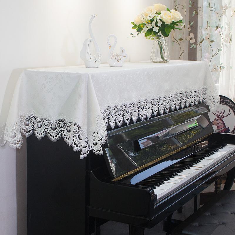 

Высококачественный утолщенный кружевной чехол для пианино, современный минималистичный пылезащитный чехол для пианино, красивое украшение для дома, чехол для скамейки для пианино Keyboard cover28x180