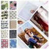 100 Pockets Photo Album 4x6 Photos Linen Cover Slip-in Picture Albums DIY Writable Small Scrapbook Album Children Growth