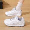 Fashion 2025 New Women's Shoes Breathable Mesh Sneakers Autumn Female Lace Up Platform Sneakers Women Comfort Thick Bottom Sports Shoes