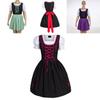 Vintage Style Bavarian Dirndl Dress For Oktoberfest And Festival Cosplay