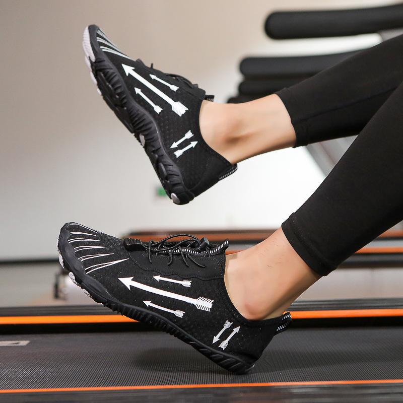 2024 new men's and women's beach shoes non-slip quick-drying shoes couple outdoor swimming five-finger shoes wading creek shoes floating