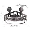 Suction Cup Organizer For Bathroom Multifunctional Bathroom Corner Shower Shelf Storage Rack For Towels Shower Gel Facial