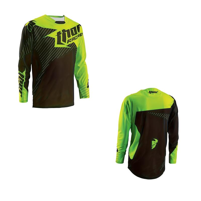 

Men s Long Sleeve Off-road Motorcycle Mountain Bike Clothing Spring and Autumn Round Neck Top 5XL