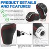 Universal 5 Speed Gear Shift Knob Shifter Lever Handle Stick PU Leather Auto Accessories For All Manual