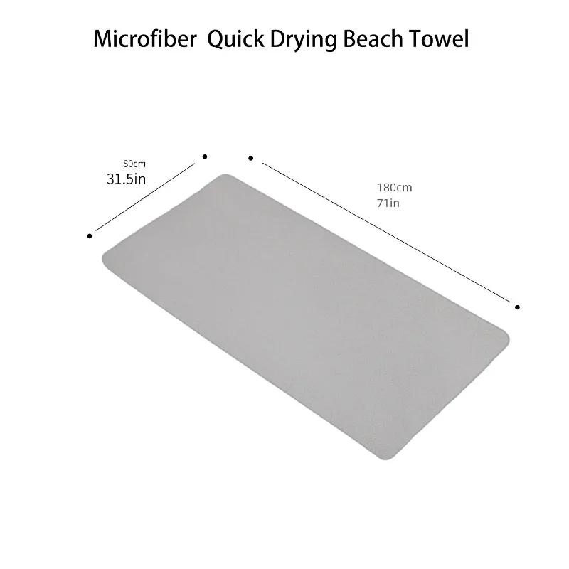 Beach Towel Oversized,Thick Sand Free Microfiber Quick Dry Towel Super Absorbent Soft Swim BeachTowels for Men, Women