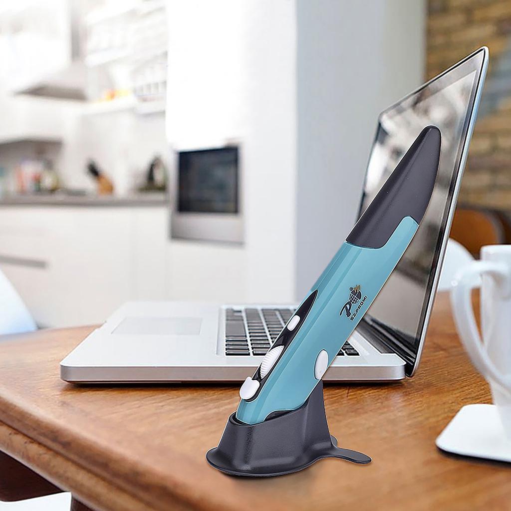 2.4G Wireless Personalized Vertical Pen-Shaped Handwriting Mouse + USB Receiver