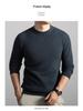 Men's Winter Cashmere Sweater: Fashionable, Warm, Casual Round Neck for All Ages
