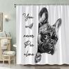 Cortina de Ducha Divertida de Bulldog Francés - Diseño Creativo de Mascota Humorístico - Decoración de Baño para el Hogar Interior - Cortina de Baño de Arte