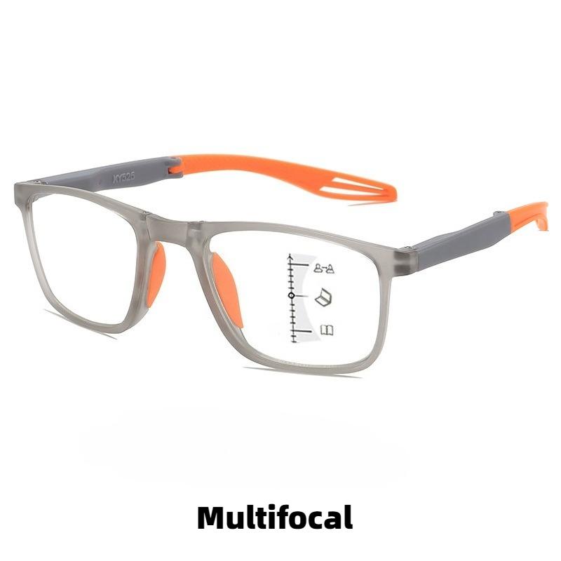 Progressive Multifokale Photochrome Lesebrille Neue Faltbare Tragbare Business-Presbyopie-Brille mit Blaulichtschutz