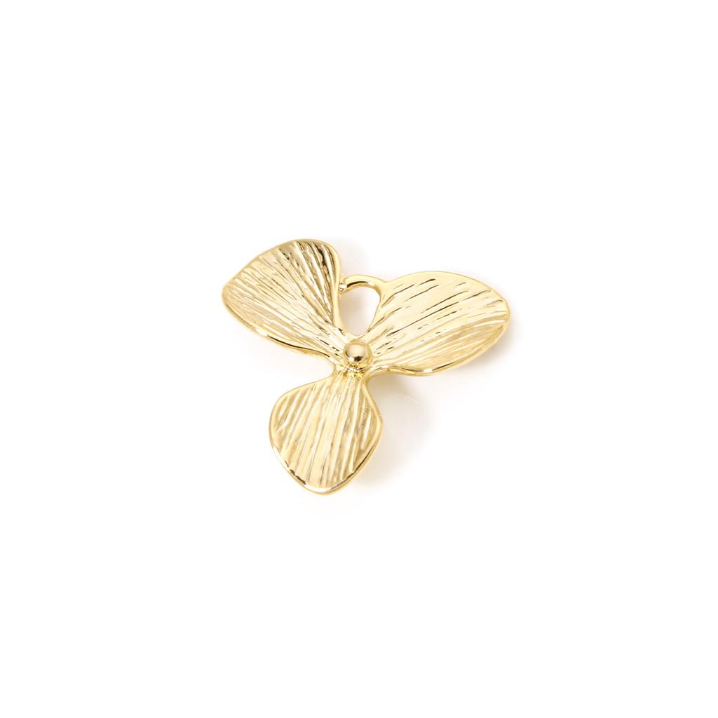 1-5 PCs Brass Plant Leaf Pendants For Jewelry Making 18K Gold Plated Earrings Charms DIY Necklace Findings