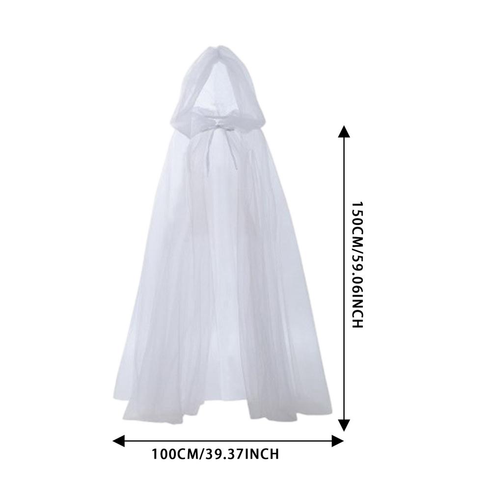 Хэллоуин Плащ Жнеца с Капюшоном Полиэстер Длинный Капюшон Унисекс Накидка для Дьявола Ведьмы Колдуна Хэллоуин Рождество Косплей Плащ