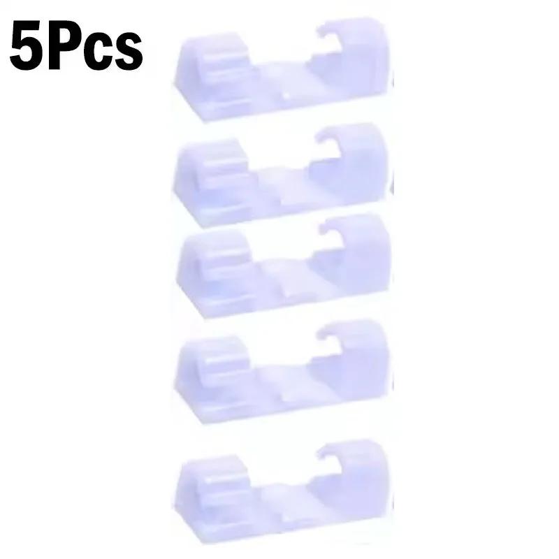 Adhesive Cable Clips Wire Holder for Wall Clear Strong Self-Adhesive Stickers Cord Management Organizer for Desk Car Office Home