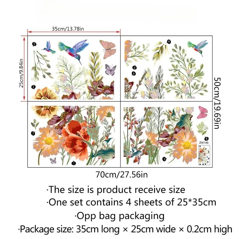 Home Decoration Stickers Creative and Minimalist New Style Wallpaper Bedroom Living Room Wall Stickers Self-adhesive Stickers