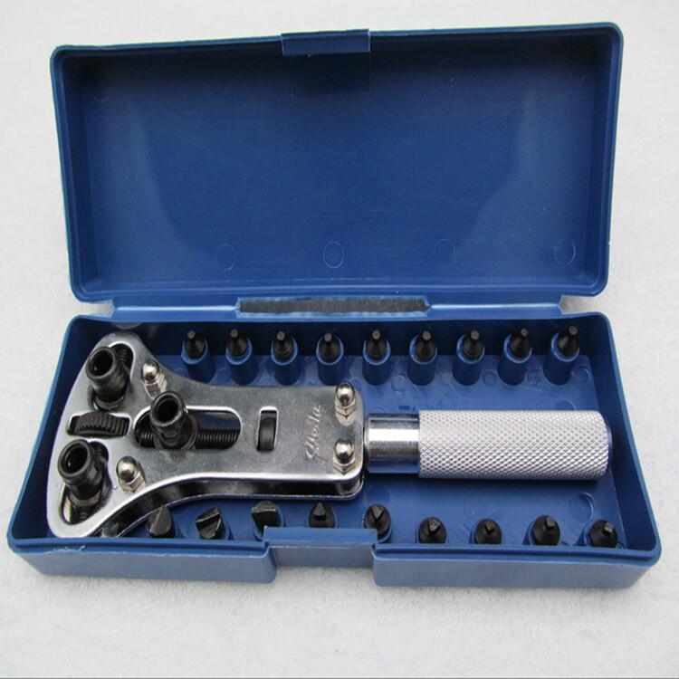 

Универсальный набор инструментов для ремонта часов, трехкулачковый открыватель корпуса