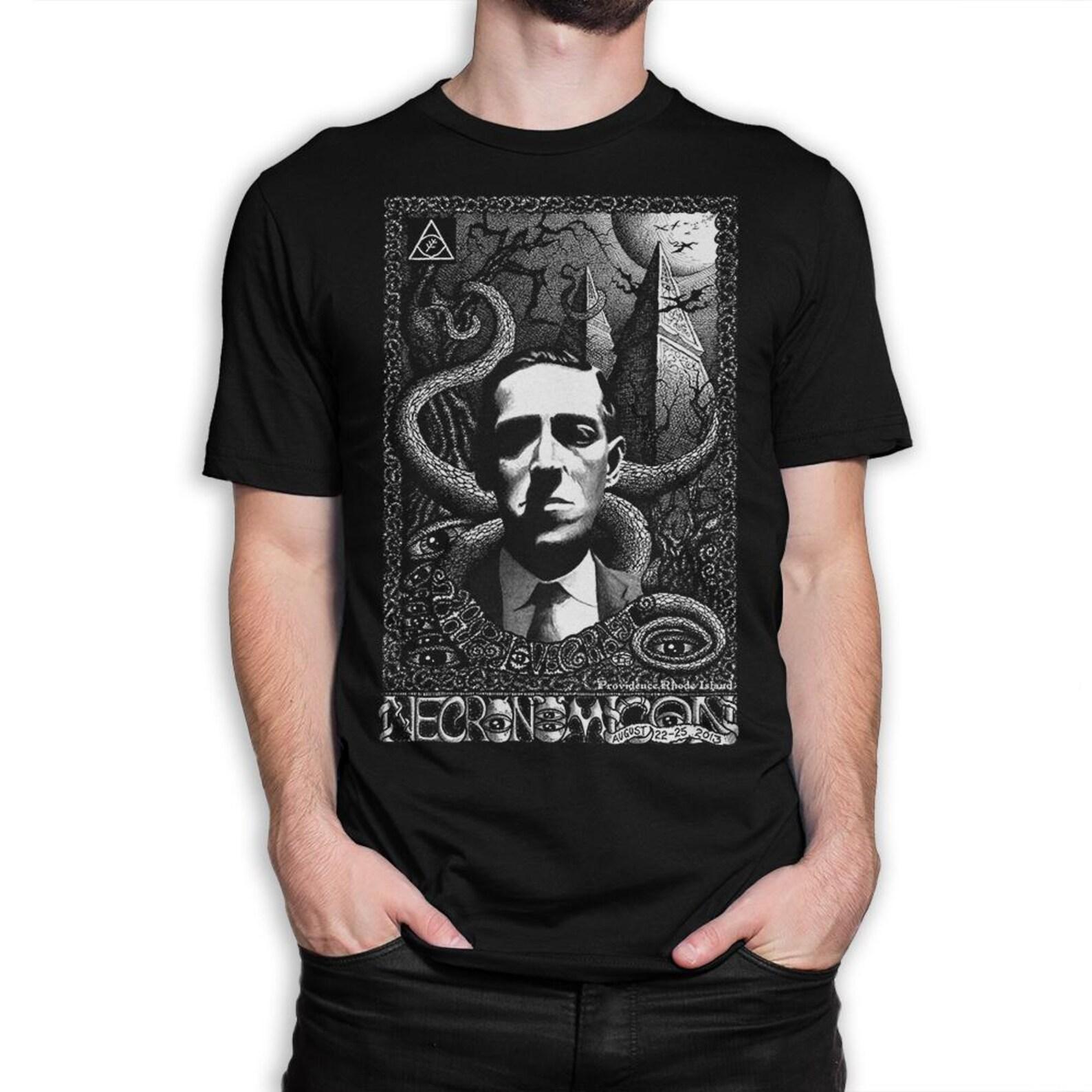 H. P. Lovecraft Necronomicon T-Shirt, Men s and Women s Sizes 3XL