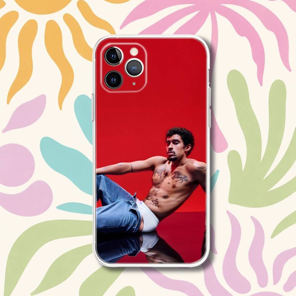 B-Bad Bunny DTMF Debi Tirar Mas Fotos Transparent Phone Case For iPhone 17,13,15,12,11,14,16 Pro Max Mini 8 Plus SE4,Air Fundas