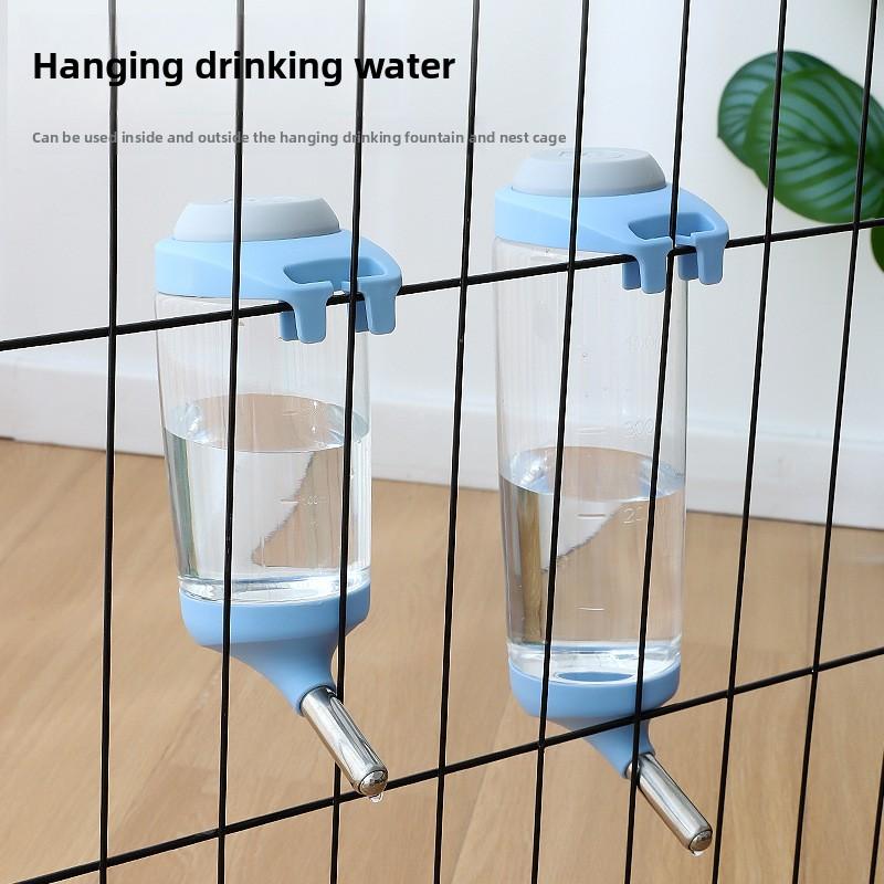 Haustier Hängender Wasserspender, Wasserkrug mit großem Fassungsvermögen, Automatischer Wasserspender für Katzen, Hängender Käfig-Wasserspender für Hundezwinger