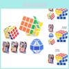 Colorful Abs Children's Educational Three Layer Magic Cube Puzzle Toy For Kids