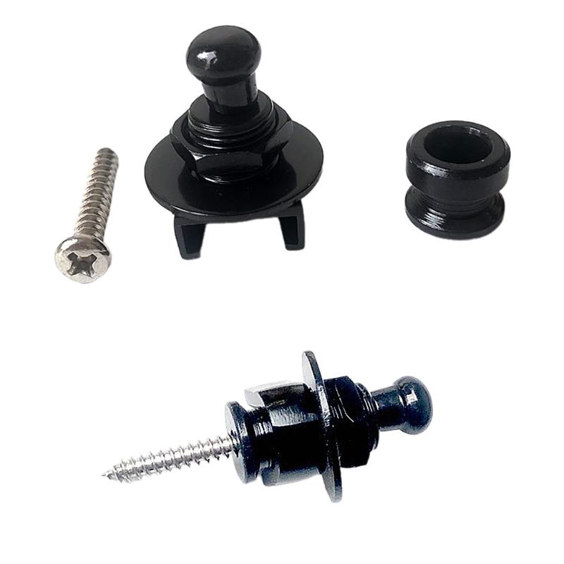 10Pcs Guitar Strap Locks Metal Button Security Straplock Guitar Accessorys