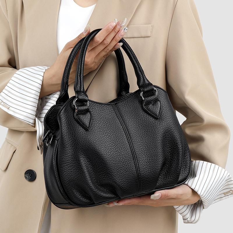 New PU Leather Women's Fashi Handbag Shoulder Crossbody Bag Casual Tote Purse Ladies Top Handle Satchel For Daily Work Travel