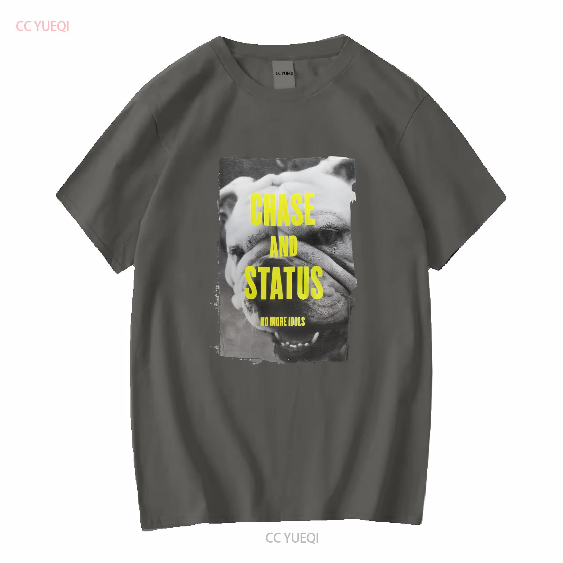 ZheXiong TEE Chase And Status No More Idols Zacht T-shirt lange mouwen vintage Gewassen streetwear Uitgerekt designer kleding Veelzijdige mode M