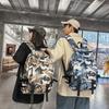 Schoolbag Graffiti School Bag for Boys Junior High School Students High School Students Backpack for Men Fashion Trend High School Students Backpack 