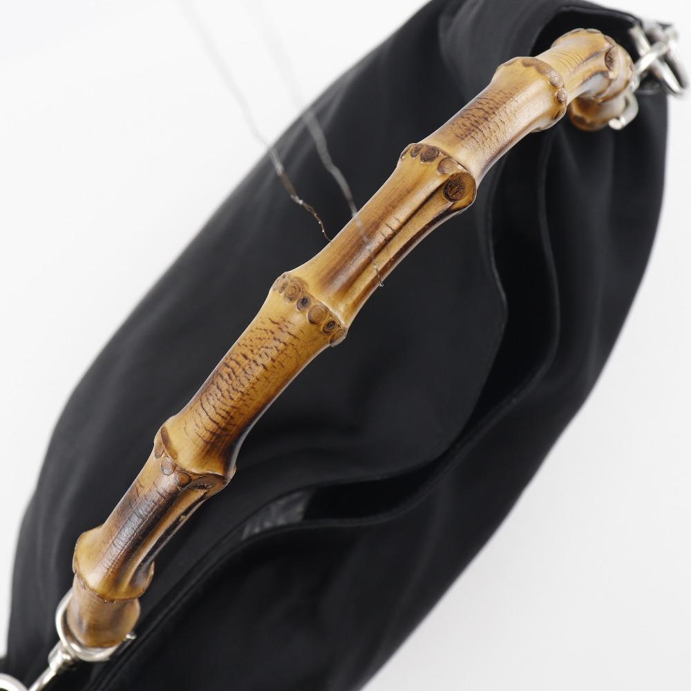 GUCCI Handbag 001.2123.1577 Nylon canvas/Bamboo Women Used