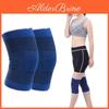 Universell Passende Blaue Baumwollmischung Kniebandage Für Wandern Und Outdoor-Aktivitäten